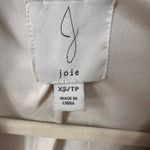 Joie  Anthropologie Nautical Stripped Blazer Jacket Navy and Cream Gold Buttons Photo 4
