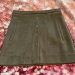 Dry Goods Suede Button Up Skirt Photo 2