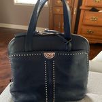 Brighton Blue Silver Studded  Shoulder Bag Photo 0