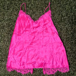 Victoria's Secret Victoria’s Secret XS Dark Pink Satin Camisole Cami Top Photo 0