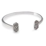 Kendra Scott Elton Silver Bracelet In Platinum Drusy  Photo 0