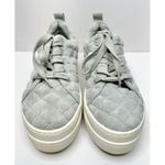J/Slides Quilted Sneakers Platform Comfy Casual Shoes Women's Size 5 in Gray Photo 3