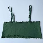 Free People Bralette Removable Strap Lightweight Green Size Medium/Large NEW Photo 3