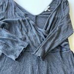 Mai Tai Plus Size Ribbed Gray Fit and Flare Dress Size 1X Photo 7