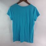 SO  L Turquoise Short Sleeved Tee Top Photo 1