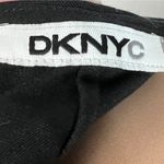 DKNYC Embroidered Geometric Print Dress Size 4 Black White Linen Blend Sheath Photo 7