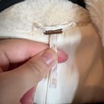 Free People  Kate Solid Faux Fur Ivory coat Photo 3