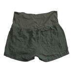 Old Navy NWT Maternity Rollover Waistband Linen Shorts in Arugula Green | Large Photo 3