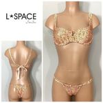 l*space New. L* animal print bikini set. Med/Small. Retails $210 Photo 1