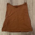 Intimately Free People Top Women’s small Burnt Orange Crop Compression High Neck Brown Photo 0