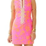 Lilly Pulitzer Lily Pulitzer Pink Orange Gold patterned Halter Dress Photo 0