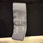 Sweaty Betty  Mellow Midi Dress Sz M Black Asymmetrical Viscose Blend Minimalist Photo 3