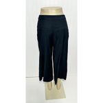 Who What Wear Wide Leg Crop Flowy Pants High Rise Casual Black Women’s Size 4 Photo 6