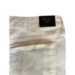 JEN7 Women's Slim Bootcut White Jeans‎ Size 14 Mid Rise Denim inseam 34 Photo 3