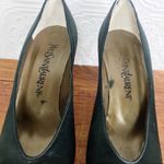 YSL YVES SAINT LAURENT Vintage 90s Satin Stiletto Pumps Photo 6
