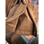 Maniere De Voir Brown Ruched Side Flare Pants Women US 6 UK 10 Photo 3