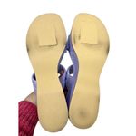 BP  Raquelle Wedge Sandal Womens Size 8.5 in Purple Slip On Platform Photo 7