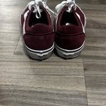 Vans  Women's Burgundy and White Sneakers Photo 2