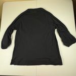 See By Chloe See By Chloé Black Robot Graphic Art Top 3/4 Sleeve Designer Tee Size L Photo 4