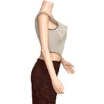 With Jean WITH JÉAN June Corset Top, Grey, Small Photo 7