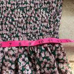 Lulus Floral Forever Green and Pink Floral Print Smocked Skater Dress Photo 14