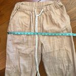 Free People Everyday pull On Linen Pants Dune Combo Size XS Photo 5