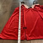 Linea Donatella Red Baby Doll Velour Christmas Slip Dress Size XL Photo 7