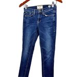 frame denim Frame Le Skinny De Jeanne‎ Crop Blue Denim Jeans Size 25 Photo 2