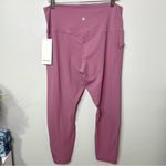 Lululemon  Align High Rise Pant Leggings with Pockets Purple Velvet Dust 14 NWT Photo 4