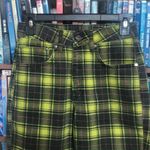 The Ragged Priest NWT Ragged Yellow and Black Plaid Jeans Sz 26 Photo 2