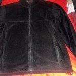 Harriton men’s full zip up fleece jacket like new size large Black Photo 1