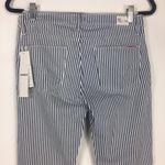 Hudson Jeans  Nico Mid Rise Skinny Vertical Stripe Photo 5