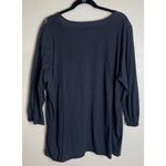 Calvin Klein‎ Jeans Womens Size 2X Colorful Embellished Top Blouse Artsy Funky Photo 1