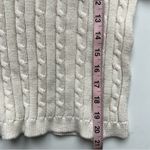 525 America  Ivory Cable Knit Polo Sweater Shirt Size X-Large NWT Photo 3