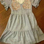 Andrée Floral Embroidered V Neck Dress size Small Pristine Photo 7