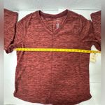 st. john's bay  Polar Fleece Womens Size XXL V‎ Neck Long Sleeve Sweatshirt Ruby Photo 2