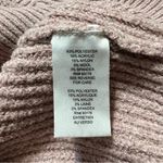 Tahari  Ribbed Cable Knit Crewneck Sweater Light Pink M Photo 12