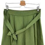 Amour Vert Frankie Femme Fete Pants Wide Leg Cropped Green Size Medium Photo 3