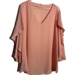 Chic Soul Light Pink 'Follow The Love' Top, Size 2X Photo 0