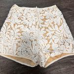 White Lace Shorts Size S petite Photo 0