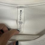 Athleta  Speedlight Seamless Womens Sz XS White Ruched Long Sleeve Top Stretch Photo 5