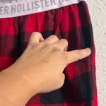 Hollister  Red and Black Checkered Pants Photo 4