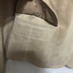 Valerie Stevens VTG Women Tailored Leather Suede Blazer M Tan Western Cowgirl Photo 4