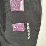 Gloria Vanderbilt Amanda Black Slimming Stretch Heritage Fit Capris 24W Short Photo 4