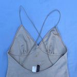 Divided  H&M  Elegant Silver Spaghetti Strap Mini Dress Photo 3