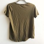 Tee Olive Army Green Zara Collection Short Sleeve Tee Sz S EUC Photo 6