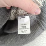 J.Crew Wool Llama Alpaca Jeweled‎ Embellished Sweater Womens S Small Gray Photo 6