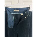 Coldwater Creek  Teal Velvet Wide Leg Pants Size 8 Holiday Party Office Velour Photo 4