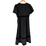 Disturbia Quartz Lyocell Blend Lace Detail Maxi Dress in Black size 12 NWT Photo 9