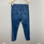 Just Black  Denim Jeans 29 Skinny Distressed Stretch Ankle Frayed‎ Step Hem Photo 6